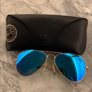 Ray-ban aviator flash sunglasses